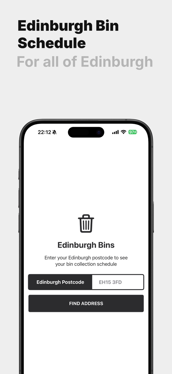 Edinburgh Bins screenshot 2