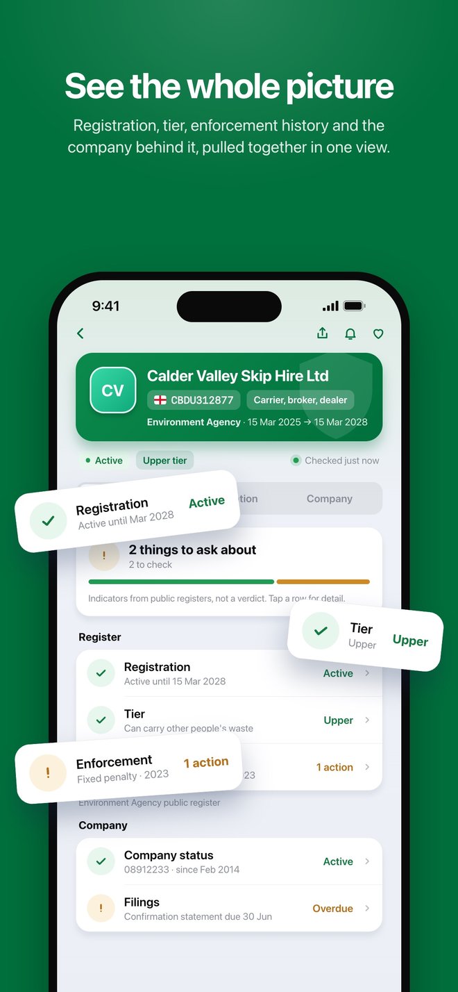 Waste Carrier Check screenshot 6
